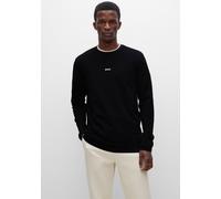 BOSS T-Shirt aus Stretch-Baumwolle mit Logo-Print - Style TChark, 50473286 Schwarz XXXL