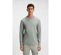 BOSS T-Shirt aus Baumwoll-Mix mit Waffelstruktur - Style Tempesto, 50520725 Hellgrün XL