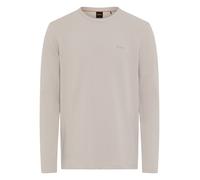 Langarmshirt BOSS ORANGE "Tempesto", Herren, Gr. 3XL, open grau070, Single Jersey, Obermaterial: 82% Baumwolle, 12% Polyamid, 6% Elasthan, regular fit normal, Rundhals, Shirts Langarmshirt, mit BOSS-S