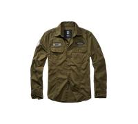 Langarmshirt Brandit Luis Vintage OlivgrünM Olivgrün