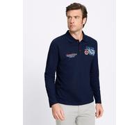 Langarmshirt CATAMARAN "Langarm-Shirt", Herren, Gr. 52/54, blau (marine, bedruckt), 100% Baumwolle, bedruckt, gemustert, unifarben, Shirts Langarmshirt (84945636-52) marine, bedruckt