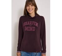 Cecil mit Wording (86574742-XL) berry rot