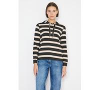 Damen Gestreiftes Hoodie-Shirt