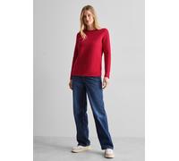 CECIL Damen B322611 Strukturshirt Mit Wording, Granita Red, XXL EU