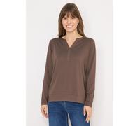 Cecil Damen Shirt im Tunika-Look in Beige, Gr: XXL
