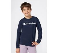 Langarmshirt CHAMPION "SPORTWEAR LONG SLEEVE Standard Fit", Jungen, Gr. XXL (176), nny, ns, Obermaterial: 100% Baumwolle, normal, Rundhals, Shirts Langarmshirt, sportlicher Stil, Langarm, ohne Verschl