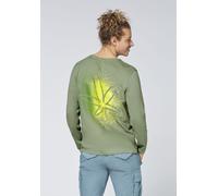 Langarmshirt CHIEMSEE, Herren, Gr. XXL (60/62), laurel wreath, 100% Baumwolle, Rundhals, Shirts Langarmshirt (18876210-XXL) laurel wreath