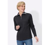 Langarmshirt CLASSIC BASICS "Shirt", Damen, Gr. 36, schwarz, 100% Baumwolle, unifarben, Shirts Langarmshirt (97847605-36) schwarz