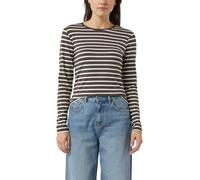 comma Langarmshirt Damen schlamm, 36