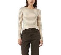 Gestreiftes Longsleeve mit dezentem Glitzergarn 38 beige|weiß 2175647.80G0.38
