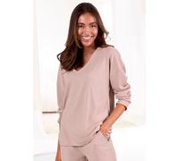 Langarmshirt VIVANCE DREAMS Gr. 44/46, rosa (altrosa) Damen Shirts (91291469-44) altrosa