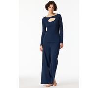 Langarmshirt Doppelripp Cutout admiral - SCHIESSER 150 Years 34