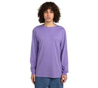 Langarmshirt ELEMENT "Lowcase Pigment", Herren, Gr. S, veronica, 100% Baumwolle, Shirts Shirt Langarmshirt (74210627-S) veronica
