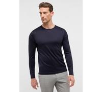 Langarmshirt ETERNA, Herren, Gr. XL, blau (navy), 70% Baumwolle, 30% Lyocell, lässig geschnitten, Shirts (39517741-XL) navy