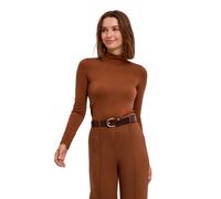 Langarmshirt FALKE "Merino", Damen, Gr. XL, braun (cappucino (5520)), Shirts Langarmshirt (52340456-XL) cappucino (5520)
