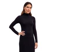 Langarmshirt FALKE "Merino", Damen, Gr. XXL, schwarz (schwarz (3000)), Shirts Langarmshirt (62839250-XXL) schwarz (3000)