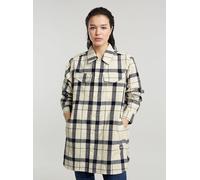 Langarmshirt G-STAR "Boyfriend Overshirt", Damen, Gr. XXS, milk remy check, Obermaterial: 100% Baumwolle, Shirts Langarmshirt (12344026-XXS) milk remy check