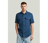 G-STAR Marine Slim Hemd Mittelblau M rank blue gd D19751-D454-G084-M