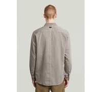 Langarmshirt G-STAR "Panelled Pocket Regular Shirt", Damen, Gr. L, elephant skin gd, Obermaterial: 58% Baumwolle, 22% Polyester, 20% Baumwolle, Shirts Langarmshirt (39643803-L) elephant skin gd