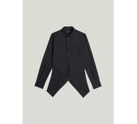 Langarmshirt G-STAR "Slim Kick Long Sleeve Hemd", Damen, Gr. XS, dk schwarz, Obermaterial: 70% Modal, 30% Polyester, Shirts Langarmshirt (20933455-XS) dk schwarz