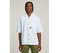 Langarmshirt G-STAR "Track Relaxed Hemd", Herren, Gr. L, beached faded seasalt, Obermaterial: 100% Baumwolle, Shirts Langarmshirt (89632562-L) beached faded seasalt