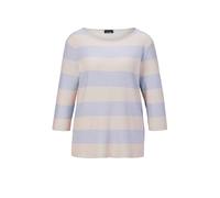 Langarmshirt GOLDNER "Shirt", Damen, Gr. 48, lila (flieder, gemustert), Obermaterial: 82% Viskose CV. 15% Polyester PES. 3% Elasthan EL., Shirts Langarmshirt (64493638-48) flieder, gemustert