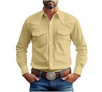 Langarmshirt Herren Hemd Langarm Sommer Hemden Männer Freizeithemd Rundhals Casual Baumwolle Oberteile Regular Fit Henley Shirt Freizeit T-Shirt Einfarbiges Polohemd Bequem Atmungsaktiv Sommerhemd