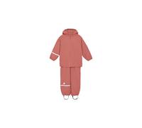 Langarmshirt & Hose CELAVI "Regenjacke CERainwear", Mädchen, Gr. 110, rot (brick dust), Obermaterial: 100% Polyester PES., KOB Set-Artikel (84809140-110) brick dust