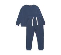 Langarmshirt & Hose MINYMO "Langarmshirt & Hose MISweat", Mädchen, Gr. 110, blau (new navy), Web, Obermaterial: 60% Baumwolle CO. 40% Polyester PES., KOB Set-Artikel (25029869-110) new navy