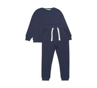 Langarmshirt & Hose MINYMO "Langarmshirt & Hose MISweat", Mädchen, Gr. 110, blau (schwarz navy), Web, Obermaterial: 60% Baumwolle CO. 40% Polyester PES., KOB Set-Artikel (43458441-110) schwarz navy