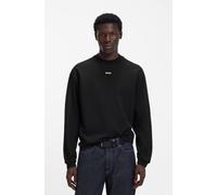 Langarmshirt HUGO "Daposo", Herren, Gr. M, schwarz001, Single Jersey, Obermaterial: 100% Baumwolle, unifarben, relaxed fit normal, Rundhals, Bündchen, Shirts Langarmshirt, Rundhalsausschnitt, Relaxed