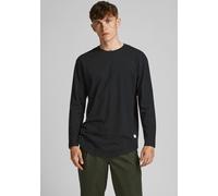 Jack & Jones Longsleeve aus Bio-Baumwolle Modell 'Noa' in Schwarz, Größe S, Artikelnr. 1345145S Schwarz S 100% Baumwolle (Bio)