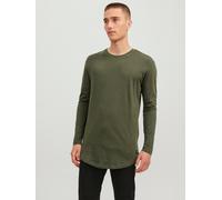JACK & JONES Herren Jjenoa te o-hals Ls Noos T Shirt, Forest Night, XS EU