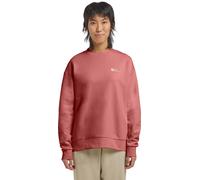 Langarmshirt JACK WOLFSKIN "ESSENTIAL CREWNECK W", Damen, Gr. L (42/44), rot (mineral, rot), Obermaterial: 100% Baumwolle, Shirts Langarmshirt (94046540-L) mineral, rot