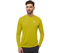 Jack Wolfskin Herren Vonnan Ls M T-Shirt, Chartreuse, XXL EU