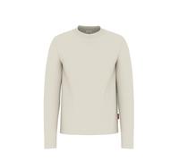 Langarmshirt JOOP JEANS "Cedric", Herren, Gr. XL, beige (natural), Single Jersey, Obermaterial: 95% Baumwolle, 5% Elasthan, unifarben, normal, Rundhals, Shirts Langarmshirt (77222215-XL) natural