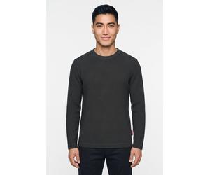 Langarmshirt JOOP JEANS "Darian", Herren, Gr. XL, schwarz, Single Jersey, Obermaterial: 100% Baumwolle, unifarben, regular fit normal, Rundhals, eingesetzt abgesteppte Kante, Shirts Langarmshirt, Mit