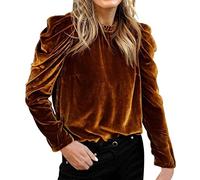 Langarmshirt-Jungen, Damen Sweatshirt Langarm Langarmshirt Pulli Winter Samt Pullover Oberteil Schwarz Sweater Sweatshirt ohne Kapuze Blouses Langarmbluse Bluse