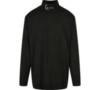 Langarmshirt KARL KANI "Karl Kani Herren", Herren, Gr. S, schwarz, 100% Baumwolle, unifarben, oversize, hoch geschlossener Ausschnitt, Shirts Langarmshirt (40006326-S) schwarz