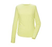 Langarmshirt KILLTEC "KOS 173 WMN LS SHRT", Damen, Gr. 36, limette, Obermaterial: 88% Polyester, 12% Elasthan, Shirts Langarmshirt, Atmungsaktiv, schnelltrocknend, dehnbar, Daumenlöcher, Raffung (7887