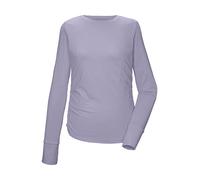 Langarmshirt KILLTEC "KOS 173 WMN LS SHRT", Damen, Gr. 44, helllila, Obermaterial: 88% Polyester, 12% Elasthan, Shirts Langarmshirt, Atmungsaktiv, schnelltrocknend, dehnbar, Daumenlöcher, Raffung (321