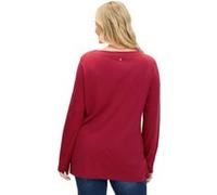 Langarmshirt kirsche-silberfarben-bedruckt 52/54