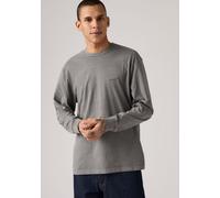 Langarmshirt LEVI'S, Herren, Gr. S, garment dye smoked p, Jersey, Obermaterial: 100% Baumwolle, normal normal, Rundhals, Shirts Langarmshirt, GARMENT- Färbung (22437160-S) garment dye smoked p