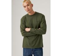 Langarmshirt LEVI'S, Herren, Gr. XL, garment dye duffel b, Jersey, Obermaterial: 100% Baumwolle, normal normal, Rundhals, Shirts Langarmshirt, GARMENT- Färbung (55298926-XL) garment dye duffel b