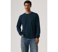 Langarmshirt LEVI'S, Herren, Gr. XL, garment dye nightfall navy, Jersey, Obermaterial: 100% Baumwolle, bequem hüftlang, Rundhals, Shirts Langarmshirt, Waffelstrukturmuster (87910135-XL) garment dye ni
