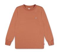 Langarmshirt LEVI'S KIDS "LVB LS GRAPHIC TEE SHIRT", Jungen, Gr. 14 (164), orange (mango), Single Jersey, Obermaterial: 100% Baumwolle, regular fit normal, Rundhals, gerader Abschluss, Shirts Langarms