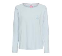 Langarmshirt LIEBLINGSSTÜCK "Cathrina", Damen, Gr. 3XL, skyway, Jersey, Obermaterial: 100% Baumwolle, clean, unifarben, normal, Rundhals, Raglanärmel Rollsaum, Shirts Langarmshirt, aus reiner Baumwoll