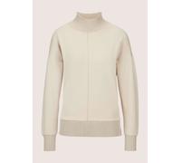 Langarmshirt MADELEINE "Sweatshirt Sweatshirt mit Rippenabschlüssen", Damen, Gr. 34, beige (cappuccino), Obermaterial: 48% Modal CMD. 48% Polyester PES. 4% Elasthan EL., Modern, normal, Shirts Langarm