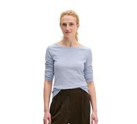 Marc O'Polo Regular Fit Langarmshirt aus reiner Baumwolle in Hellblau, Größe S