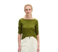 Langarmshirt MARC O'POLO "aus Organic Cotton-Qualität", Damen, Gr. S, shaded fern, Obermaterial: 100% Baumwolle, unifarben, Basic, regular fit, U-Boot-Ausschnitt, normaler Saum, Shirts Langarmshirt (5